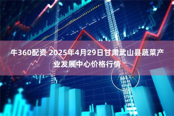 牛360配资 2025年4月29日甘肃武山县蔬菜产业发展中心价格行情